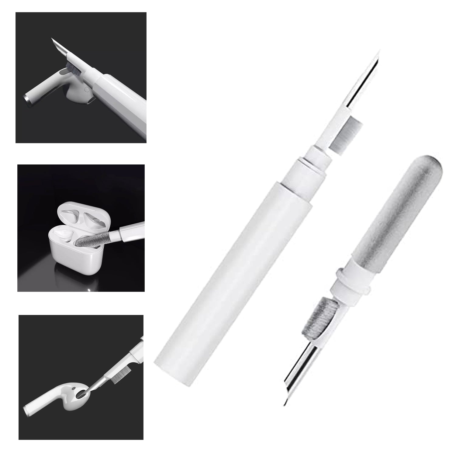 6188 3 In 1 Earbuds Cleaning Pen For Cleaning Of Ear Buds And Ear Phones Easily Without Having Any Damage. 6188 3 In 1 Earbuds Cleaning Pen For Cleaning Of Ear Buds And Ear Phones Easily Without Having Any Damage.